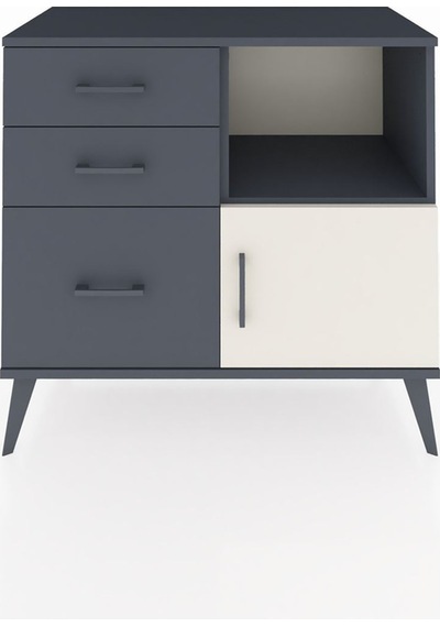 Hyperion Şifonyer Tek Raflı 3 Çekmeceli Tek Kapaklı 88x44x80 Antrasit-aytaşı/antrasit Aytaşı/antrasit Hyperion Şifonyer Tek Raflı 3 Çekmeceli Tek Kapaklı 88x44x80 Antrasit-aytaşı/antrasit Aytaşı/antrasit