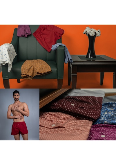 Yohannes Club Boxer Erkek, 5'li "essentian Classics Koleksiyonu" % 100 Pamuklu Poplin Kumaş, Koyu Renkler, 5 Adet Navy