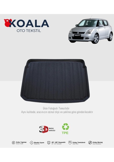 Suzuki Swift 2006-2008 3d Bagaj Havuzu
