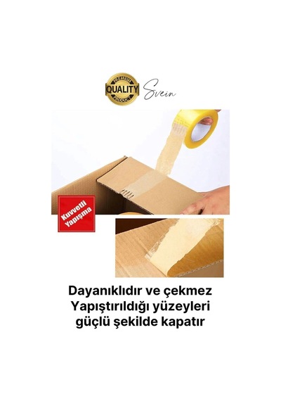 Ekstra Güçlü Yeni Formül 1 Adet 45 Mm X 100 Mt Koli Bandı Şeffaf Dayanıklı Bant Taşınma Ambalaj