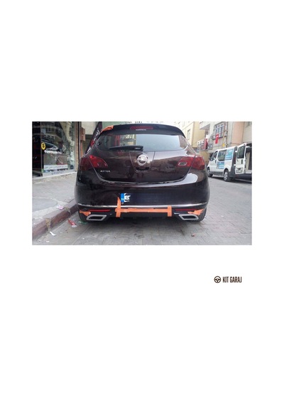 Opel Astra J 2009-2015 Spoiler Plastik Boyasız