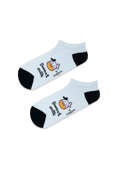 Carnaval Socks Patik Sweet Milk Desenli Renkli Spor Çorap Çok Renkli Carnaval Socks Patik Sweet Milk Desenli Renkli Spor Çorap Çok Renkli
