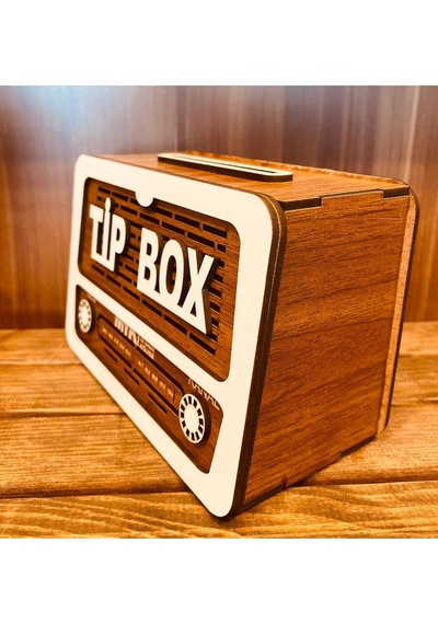 Myk Hediye Ve Sanat Tip Box Bahşiş Kutusu Kumbara 2 Adet Kumbara