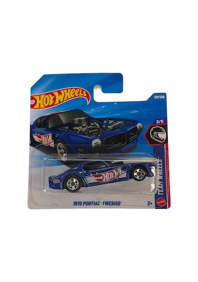Hot Wheels 1970 Pontiac Firebird - Team Wheels Özel Seri Metal Oyuncak Araba Çok Renkli