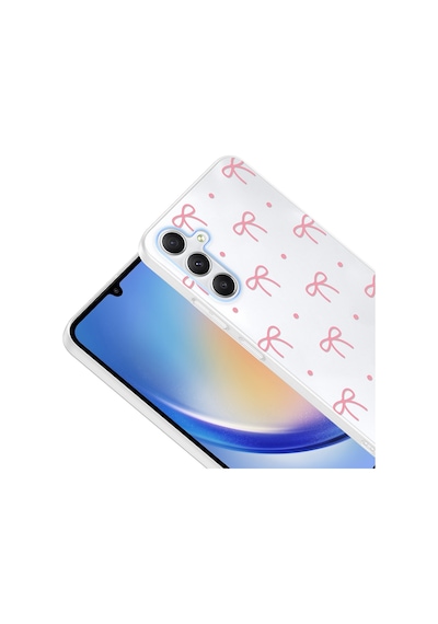 Samsung Galaxy Uyumlu A25 Kılıf Kamera Korumalı Desenli Zore Klip Kapak - Fiyonk