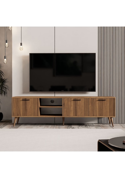 Mezza 1583 Exxen 180 Cm (AHŞAP AYAKLI) Tv Ünitesi Ürgüp