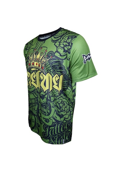 Dragondo Tx8597 Muaythai Tişört Dijital Baskılı Muay Thai Tişört Yeşil