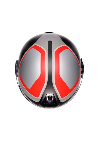 Agv Eteres Scaglıerı Matt Frey Açık Kask Kırmızı Siyah
