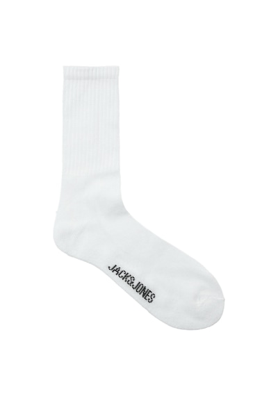 Jack & jones Erkek 5'li Çorap Paketi - Regen - 12266536 White