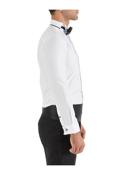 Efor Slim Fit Duble Manşet Biyeli Beyaz Damatlık Smokin Gömlek Gk 182 Beyaz Efor Slim Fit Duble Manşet Biyeli Beyaz Damatlık Smokin Gömlek Gk 182 Beyaz