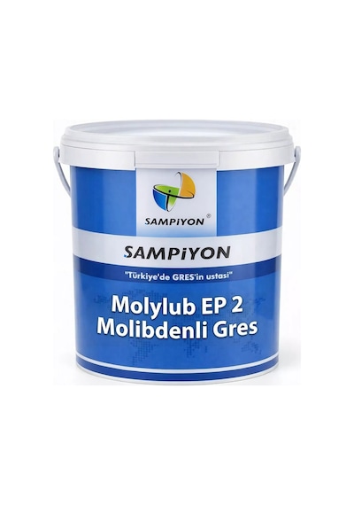 Şampiyon Molylub EP 2 Molibdenli Kova Gres Yağı 14 KG