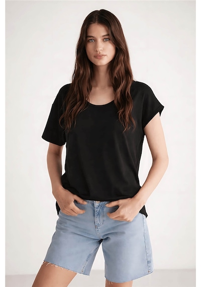 Fashion Friends Simli Bluz Siyah Kadın Bluz 26y0202k1
