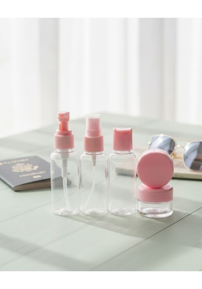 Seyahat İçin 5 Li Kozmetik Dolum Seti 30 Ml Çokrenkli