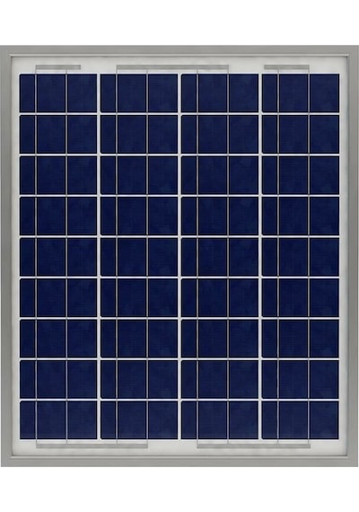 Güneş Paneli 25 W Mono Kristal 35x42 Cm 12 Volt Lexron