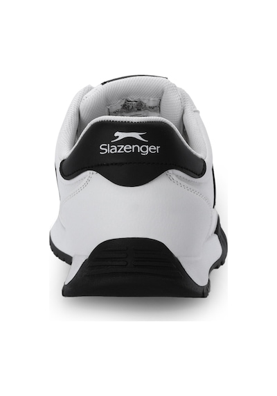 Slazenger French I Erkek Beyaz / Siyah Günlük Spor Ayakkabısı Beyaz - Siyah