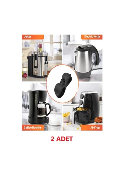 2'Li Fırın Kahve Makinası Airfryer Kablo Düzenleyici Sarma Aparatı