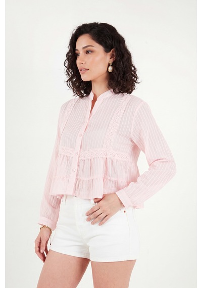 Lela Bayan Gömlek 6982214 Pembe