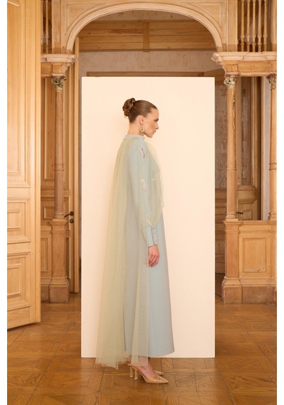Senna Vanessa Dress Mint Yeşil