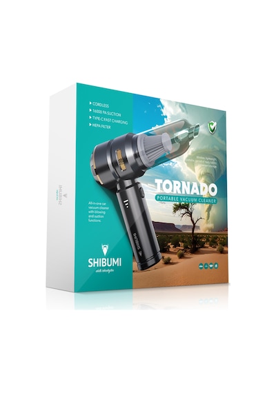 Shibumi Tornado 100w Kablosuz Araç İçi Süpürge 16000pa Güçlü Emiş & Üfleme