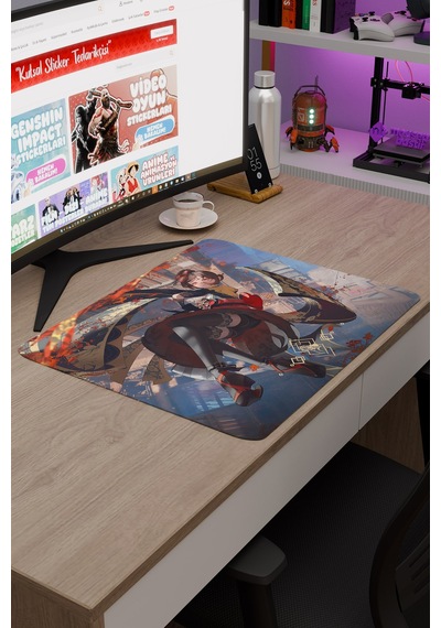 Chiori Genshin Impact Anime Gacha V5 - 48x40 Xl Gaming Mouse Pad Fare Altlığı
