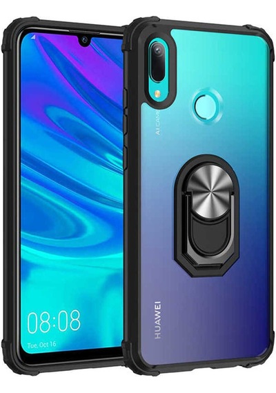 Huawei Y6 2019 Kılıf Zore Mola Kapak Siyah