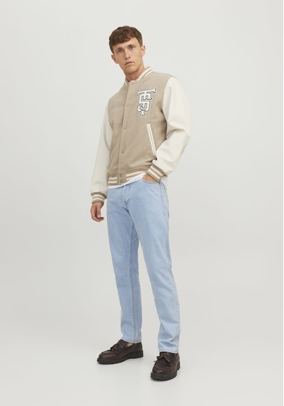 Jack & Jones Erkek Chris 738 Loose Fit Jean 12250231 Blue Denim