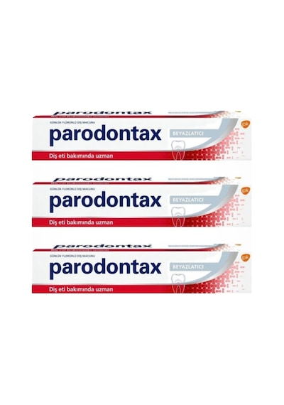 Parodontax Beyazlatıcı Diş Macunu 3 x 75 ML