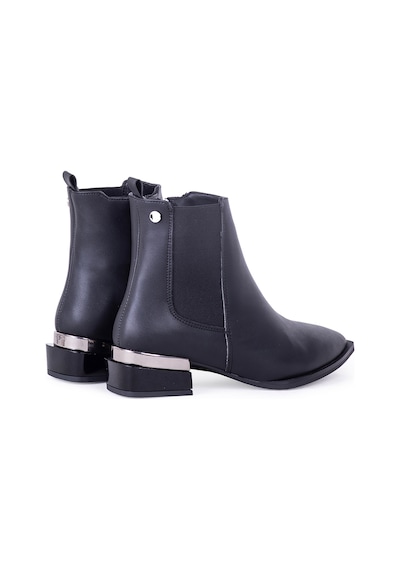Pierre Cardin 54006 Kadın Fermuarlı Kışlık Bot Siyah