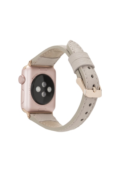 Apple Watch Uyumlu Deri Kordon 38-40-41mm Slim Erc3 Bej Diğer