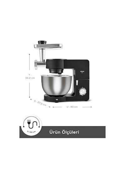 Karaca Multichef Ultra 2000 W 7 LT Stand Mikser