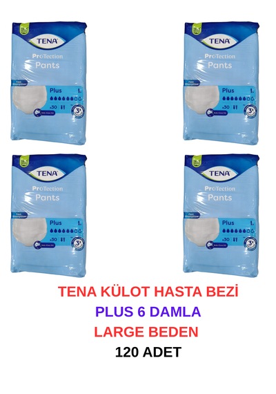Tena Külot Hasta Bezi Plus 6 Damla Medium Beden - 120 M