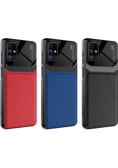 Galaxy M51 Kılıf Zore Emiks Kapak Lacivert