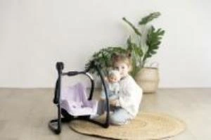 Smoby Maxi-cosi Oyuncak Bebek Mama Sandalyesi Puset Ve Salıncak - Pembe 240242
