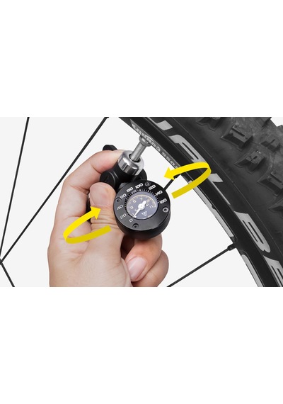 Shimano Topeak Shuttle Gauge G2 Hava Basınç Göstergesi 160psi Tsutg-04 Siyah
