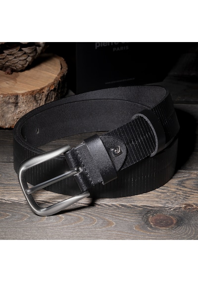 Pierre Cardin Deri Erkek Kemeri En 4 Cm Pc4160 Siyah