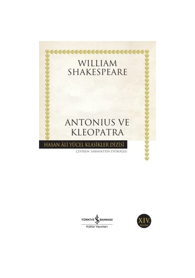 Antonius Ve Klopatra - Hasan Ali Yücel Klasikleri