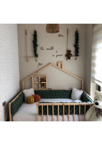 Babykinder Baby Kinder Fancy Doğal Montessori Bebek Ve Çocuk Karyolası