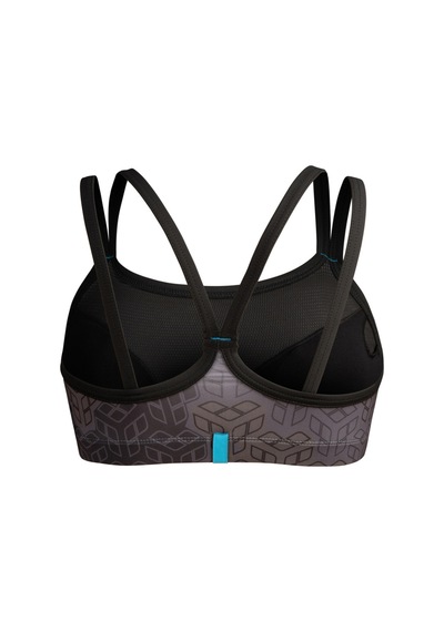 Arena Women's Bra Top Kadın Mayo Üstü Black Multı Black Multı