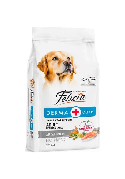Somonlu Az Tahıllı 15 Kg Yetişkin Köpek Maması Felicia