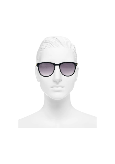 Thentech Mor Cam Yeni Sezon Polarize Unisex Güneş Gözlüğü K122 Siyah