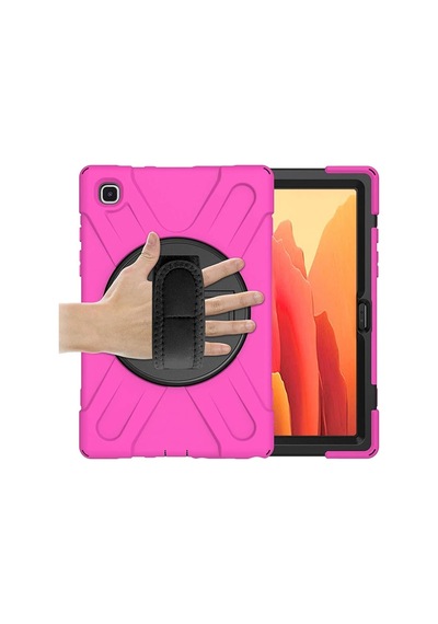 Galaxy Uyumlu Tab A7 10.4 Sm-t500-t505-t507 Kılıf Shockproof 3 Katmanlı Standlı Zırh Kılıf Kalem Yerli- 5775 Tablet Kılıfı