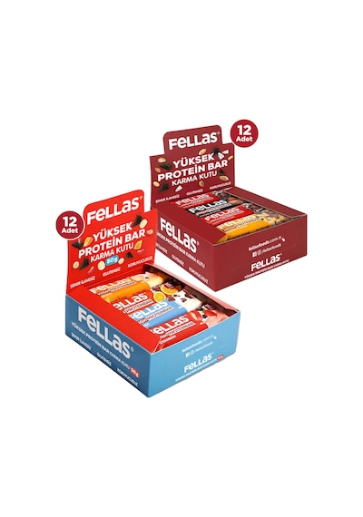 Yüksek Protein Bar Süper Karma Kutu - 24 Adet