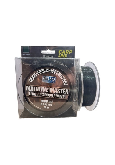 Asso Mainline Master Carp 1000m 0.35mm Fluorocaron Kaplama Misina