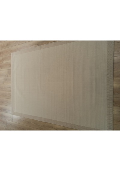 Çam Halı Sisal 9327 Bej / Krem Bordürlü Jüt Sisal Kilim - 100x300