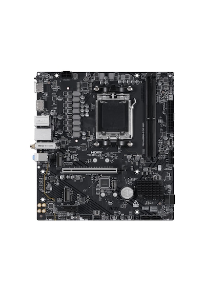 Msı Pro A620am-g Evo Wıfı Am5 Ddr5 7200mhz Oc Argb Hdmı Vga 2xm.2 Usb 5 Gbps 2.5g Lan Wıfı 6e Matx