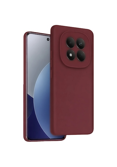 Newface - 733 - Xiaomi Redmi Note 15 Pro 5g First Silikon - Ece-umay - - Bordo