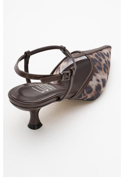 Micam 6855 Kadın Tüllü Leopar Desenli 6 Cm Kadeh Ökçeli Sivri Burunlu Arka Açık Ayakkabı Kahve Micam 6855 Kadın Tüllü Leopar Desenli 6 Cm Kadeh Ökçeli Sivri Burunlu Arka Açık Ayakkabı Kahve