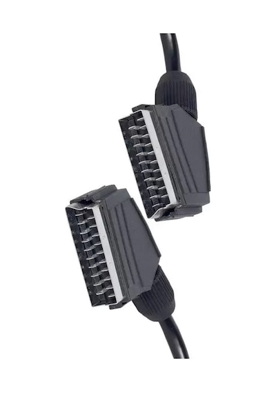 1.2 Metre 7 Mm Tırnaklı Scart Scart Kablo