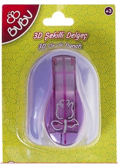 Bu-bu 3d Gül Şekilli Delgeç Kod:bubu-de0020 Çok Renkli