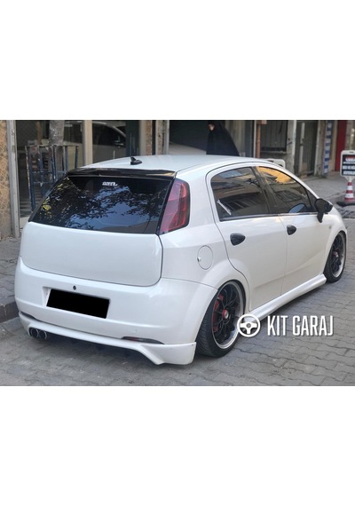 Kit Garaj Fiat Punto Grande Rieger Arka Ek Difüzör Siyah Plastik 2005-2009 Arka-difüzör-bodykit-ek-k